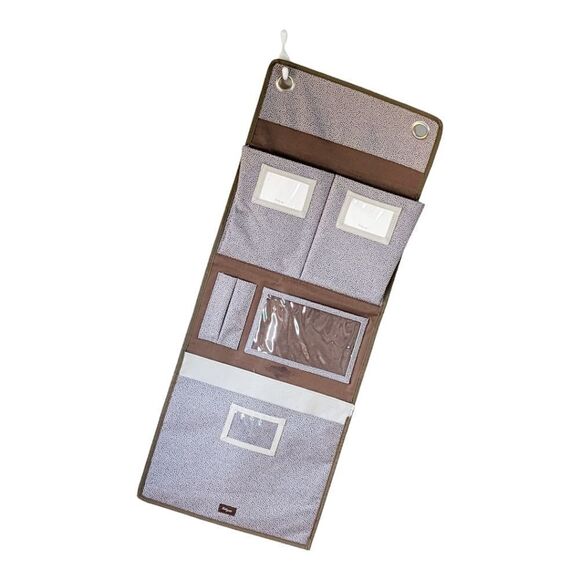 Thirty One Bags 3M Hang-Up Over the Door Multi Pocket Canvas Organizer (2 pcs) - Picture 4 of 7